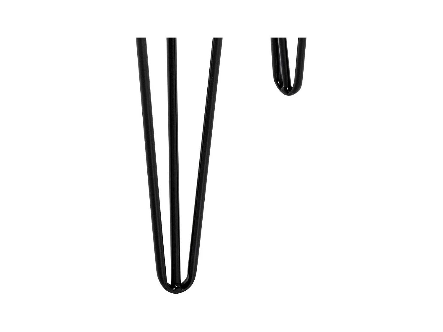 Design Zustelltisch in Weiß und Schwarz Spiegelglasplatte