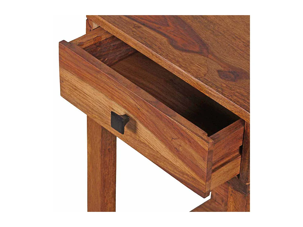 Blumenhocker aus Sheesham Massivholz 35 cm breit