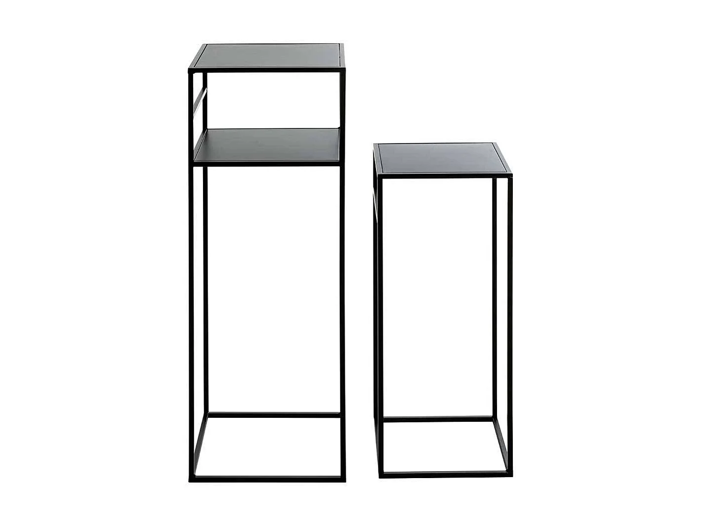 Blumenständer in modernem Design Stahl (zweiteilig)