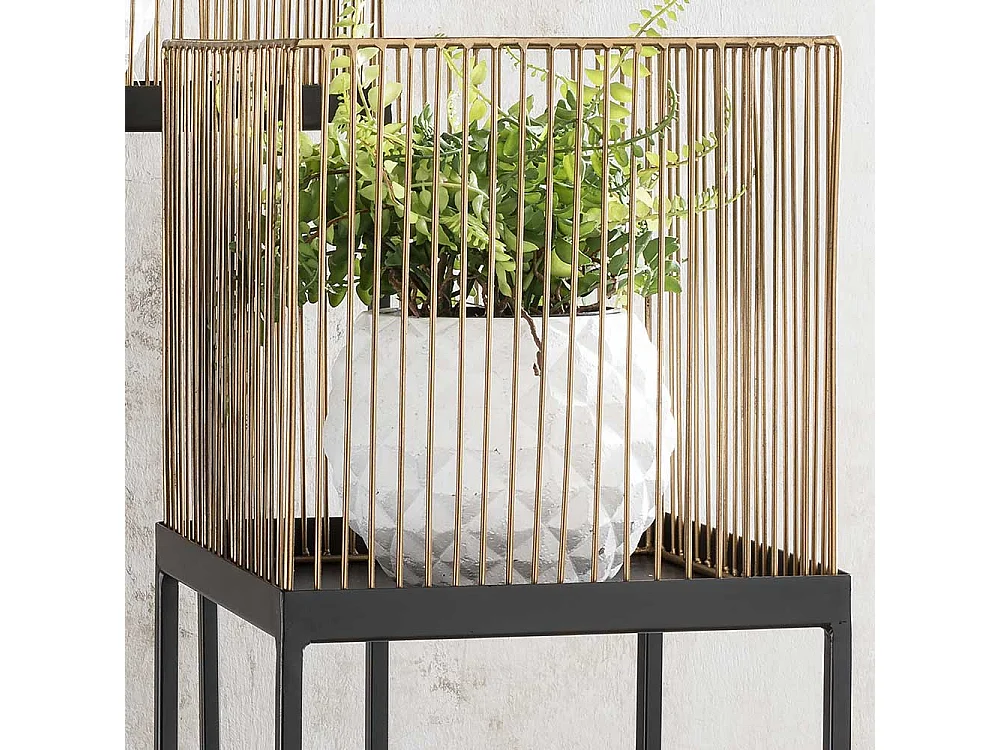 Blumensäule in modernem Design Metall