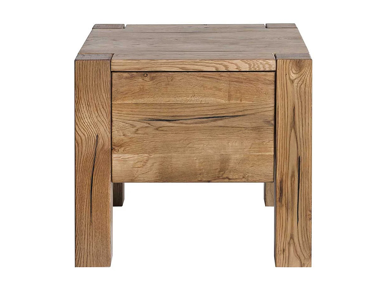 Ablagetisch aus Eiche Massivholz 40 cm breit