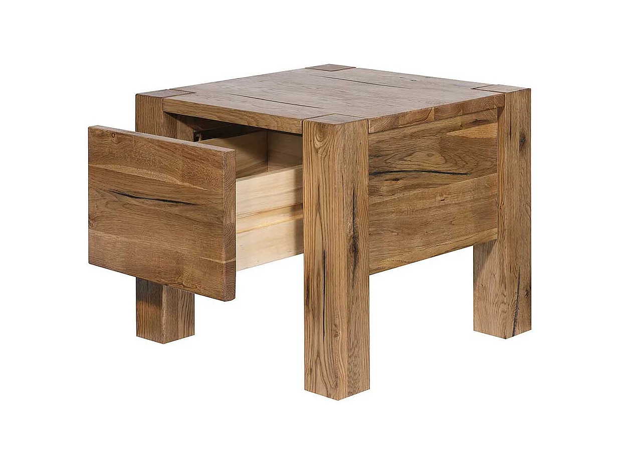 Ablagetisch aus Eiche Massivholz 40 cm breit