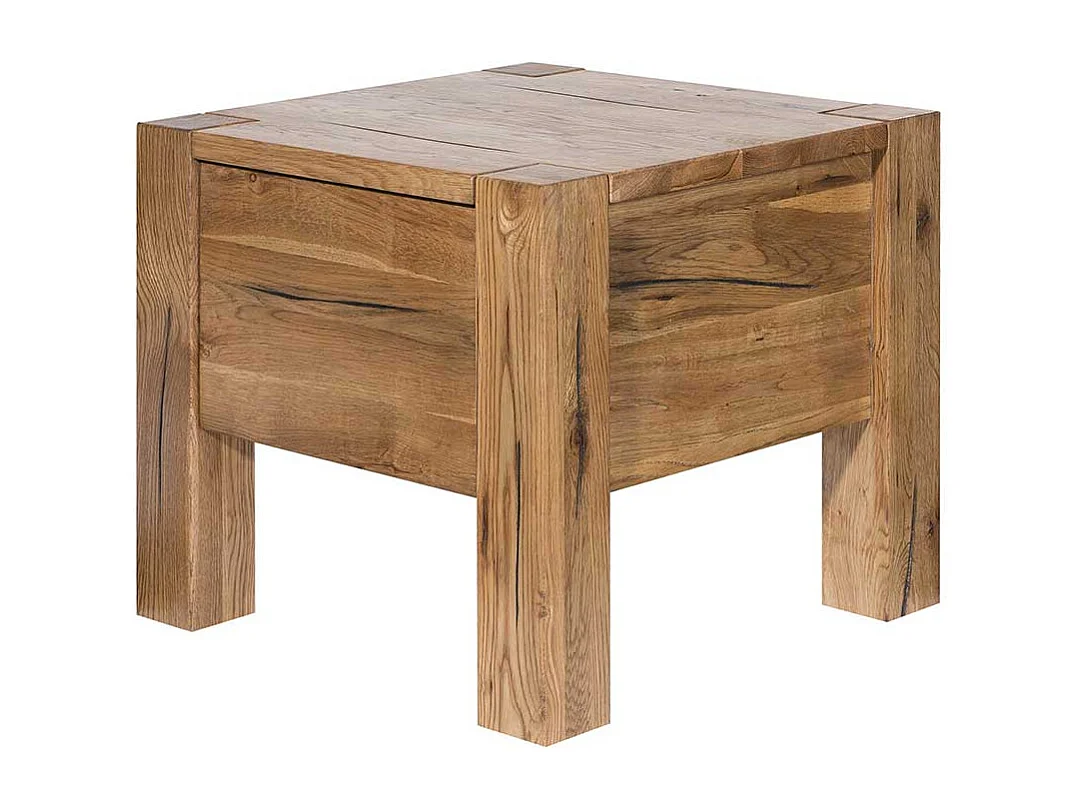 Ablagetisch aus Eiche Massivholz 40 cm breit