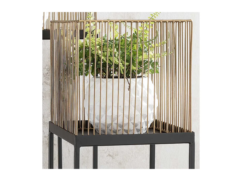 Blumensäule in modernem Design Metall