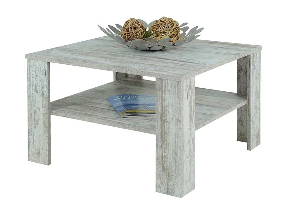 Couchtisch in Eiche Vintage Optik Ablage