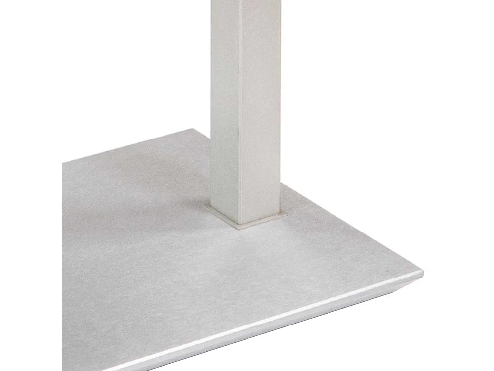 Verstellbarer Couchtisch in Schwarz Steinoptik Silberfarben