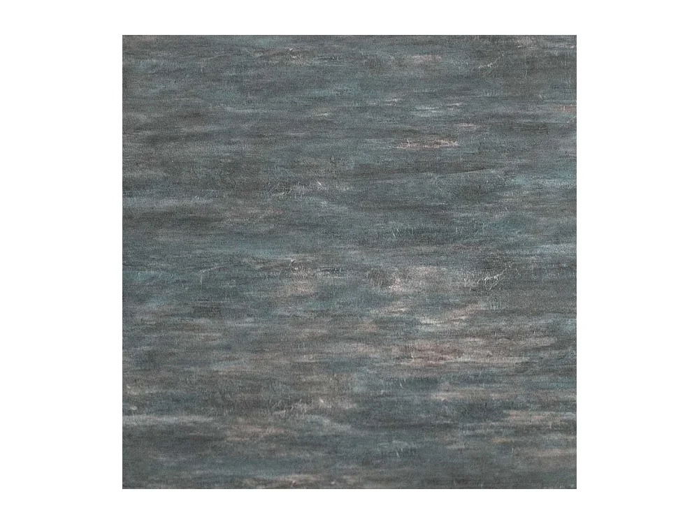 Glasbeistelltisch in Blaugrau und Dunkelgrau 45 cm breit