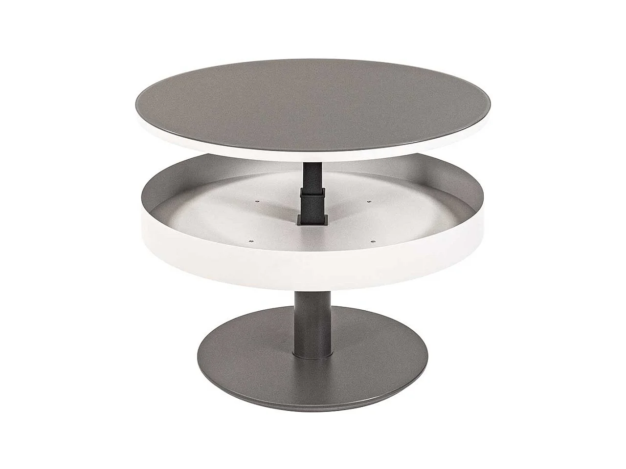 Moderner Couchtisch Made in Germany Platte höhenverstellbar