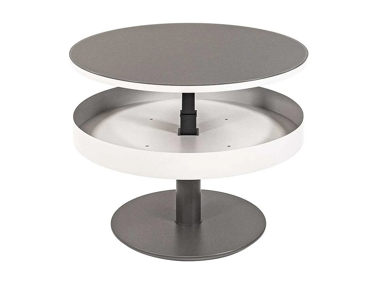 Moderner Couchtisch Made in Germany Platte höhenverstellbar