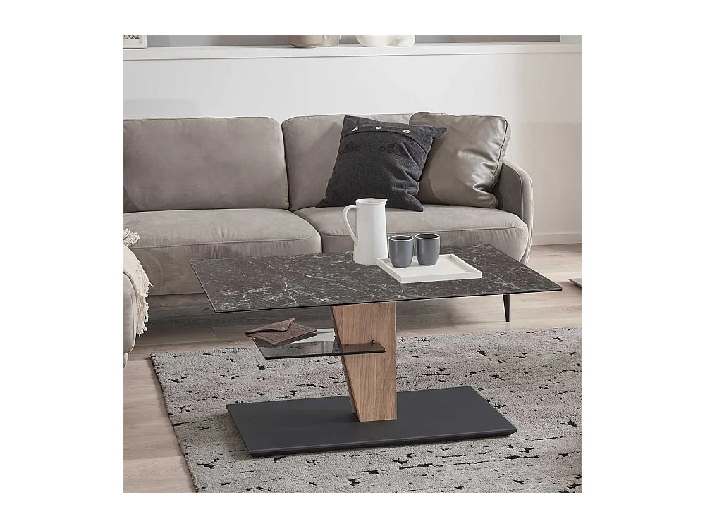 Designercouchtisch durch Körperdruck verstellbar Made in Germany