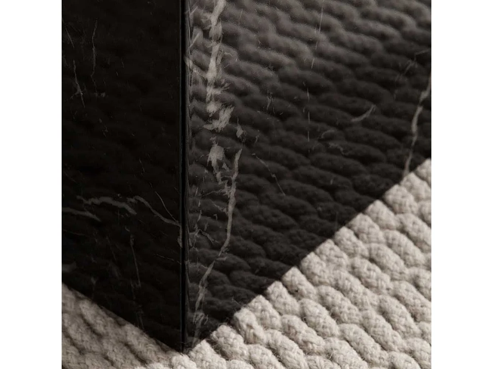 Designertische in Marmor Optik Hochglanz (zweiteilig)