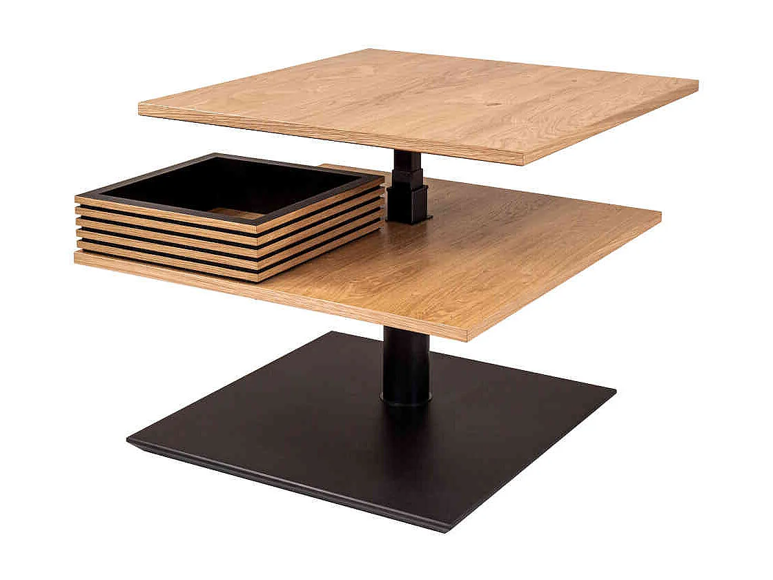 Couchtisch in Wildeichefarben Staufach