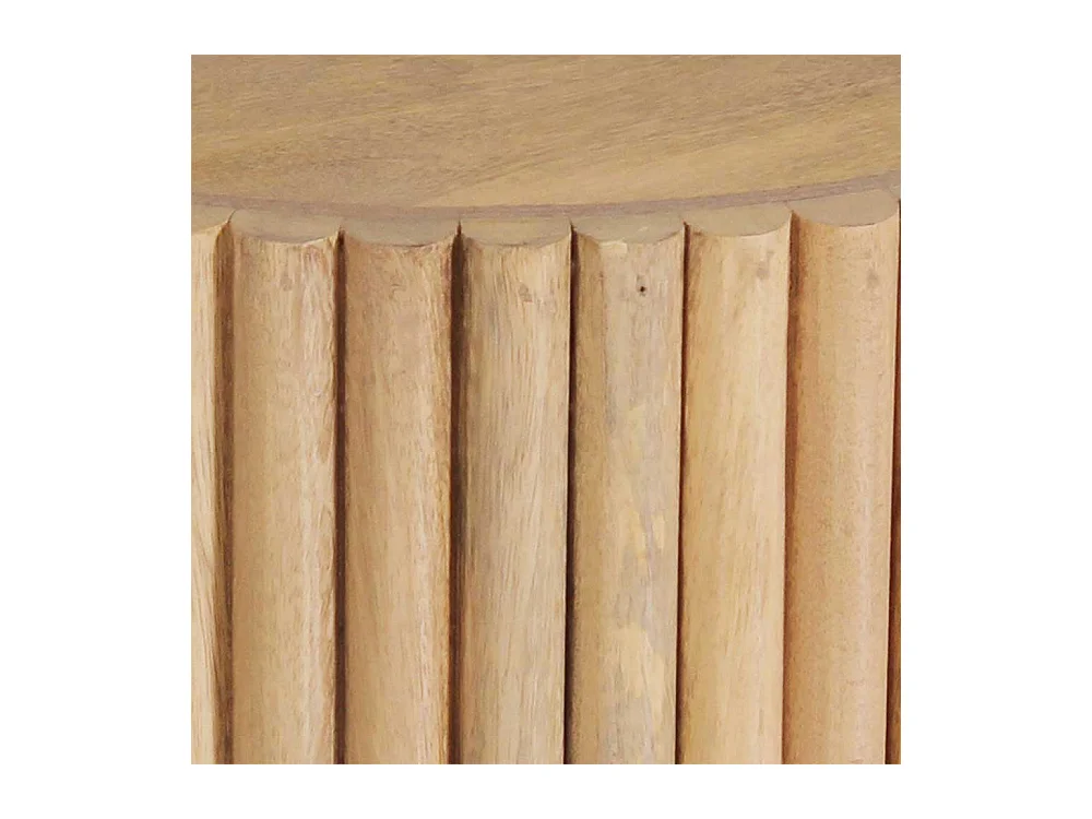 Couchtisch Sofatisch in Holz Naturfarben aus Mangobaum Massivholz