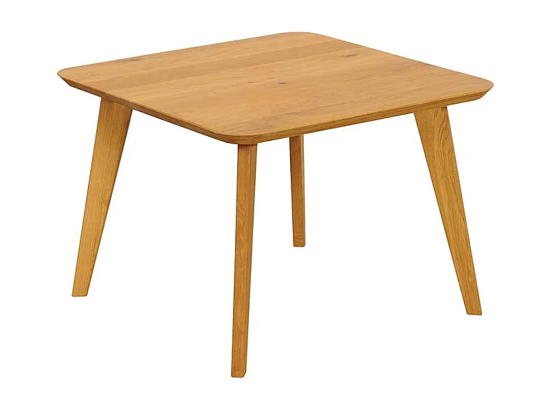 Wohnzimmer Couchtisch aus Wildeiche Massivholz 65 cm breit