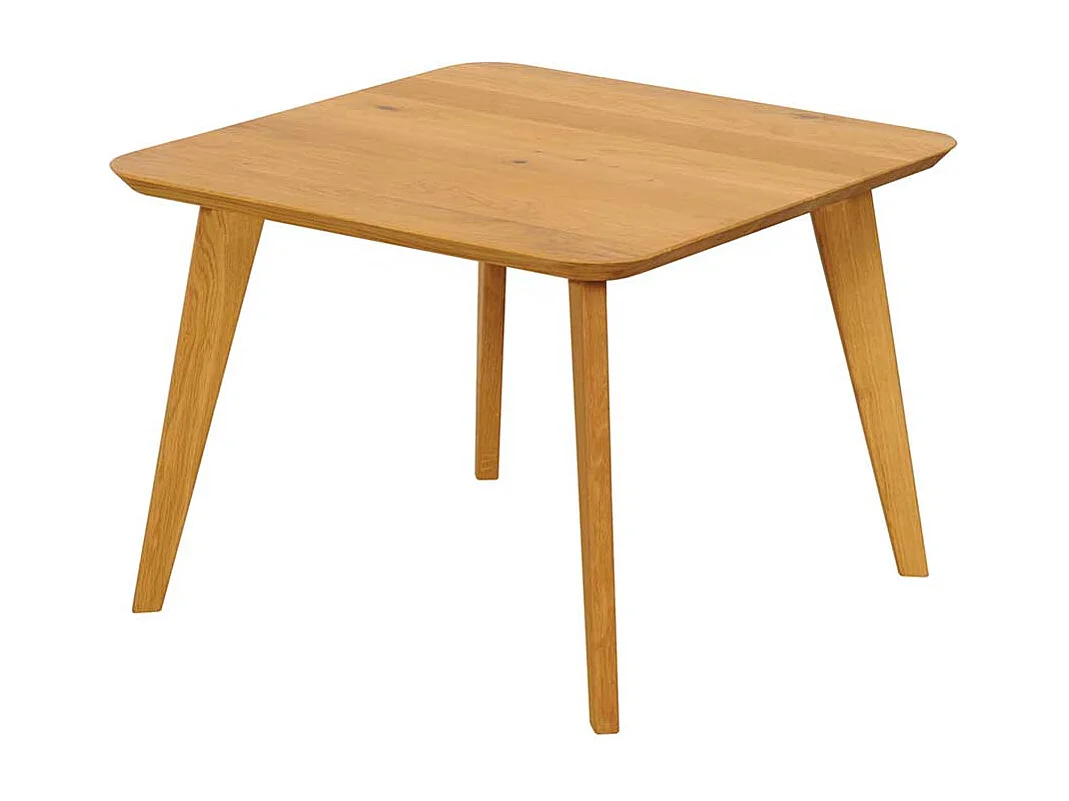 Wohnzimmer Couchtisch aus Wildeiche Massivholz 65 cm breit