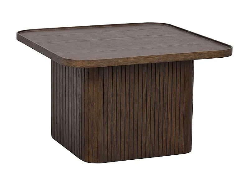 Couchtisch Designercouchtisch in Eiche dunkel mit Holzwerkstoff Oberfläche