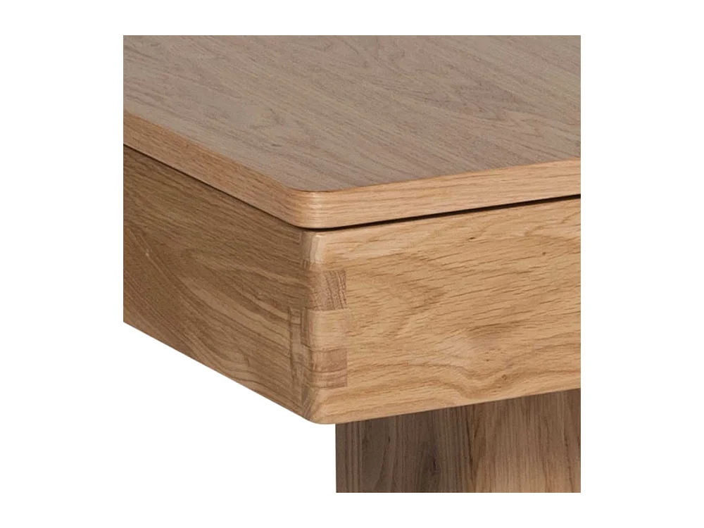 Designercouchtisch in Wildeichefarben Staufach