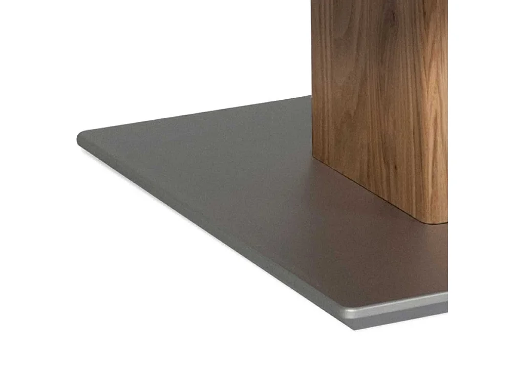 Designercouchtisch in Wildeichefarben Staufach