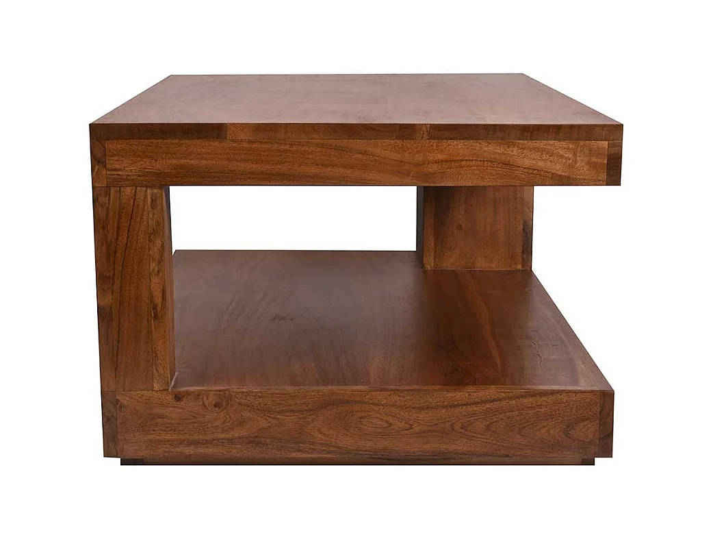 Couchtisch aus Akazie Massivholz 90 cm breit