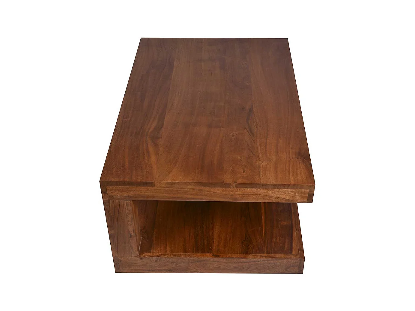 Couchtisch aus Akazie Massivholz 90 cm breit