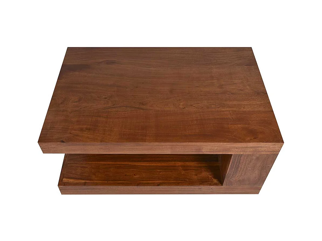 Couchtisch aus Akazie Massivholz 90 cm breit