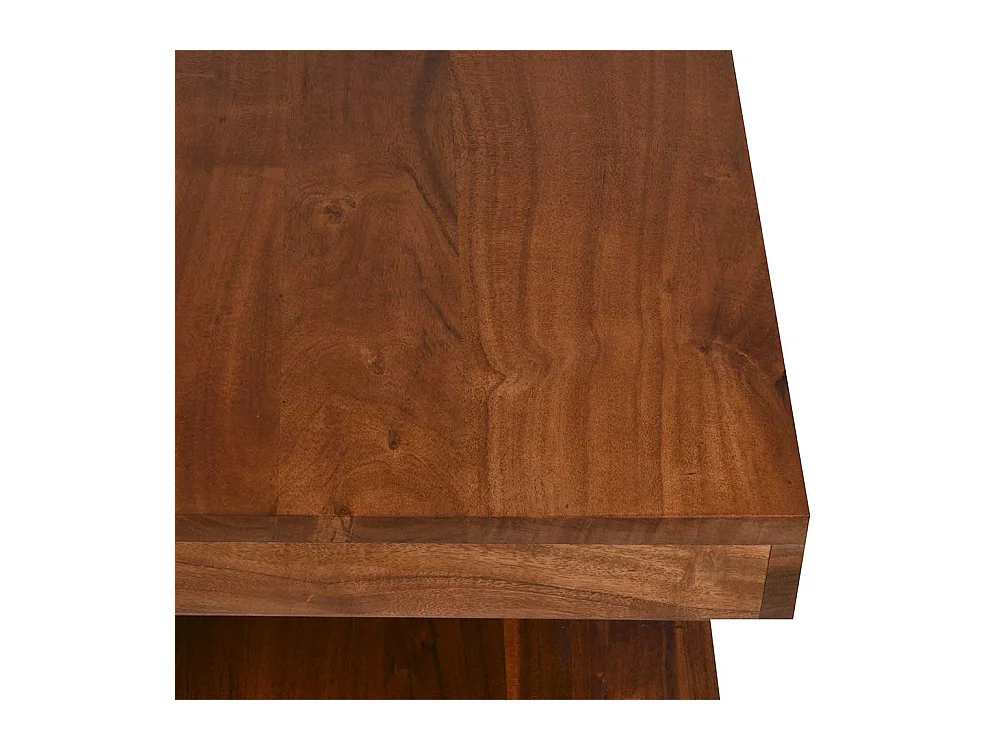 Couchtisch aus Akazie Massivholz 90 cm breit