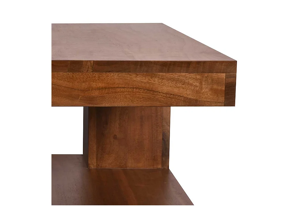 Couchtisch aus Akazie Massivholz 90 cm breit