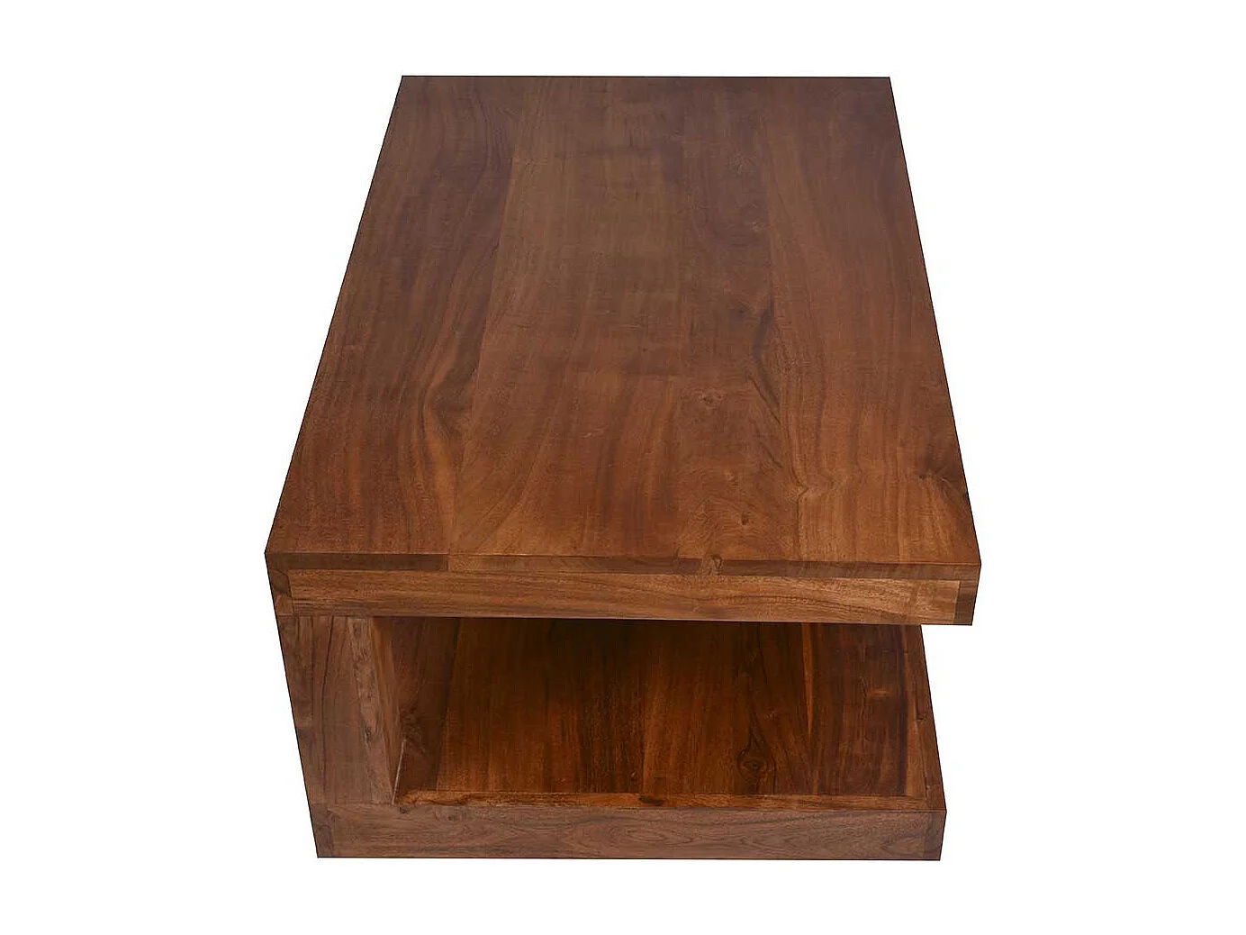 Couchtisch aus Akazie Massivholz 90 cm breit