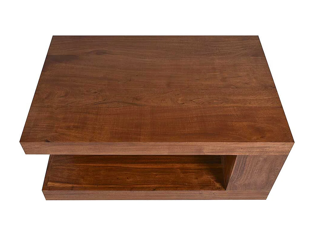 Couchtisch aus Akazie Massivholz 90 cm breit