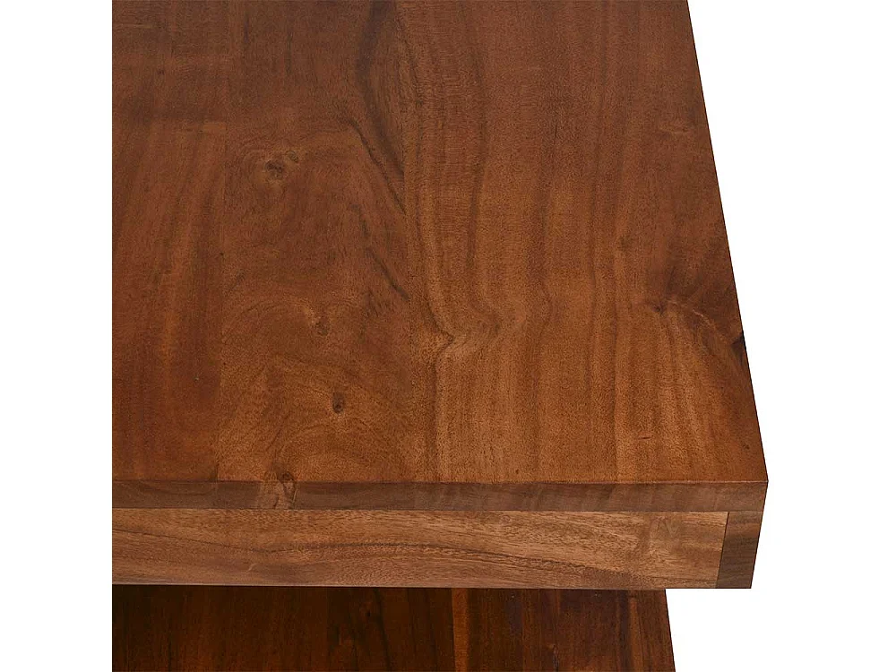 Couchtisch aus Akazie Massivholz 90 cm breit