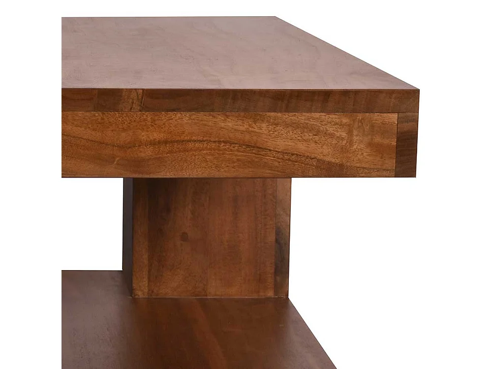 Couchtisch aus Akazie Massivholz 90 cm breit