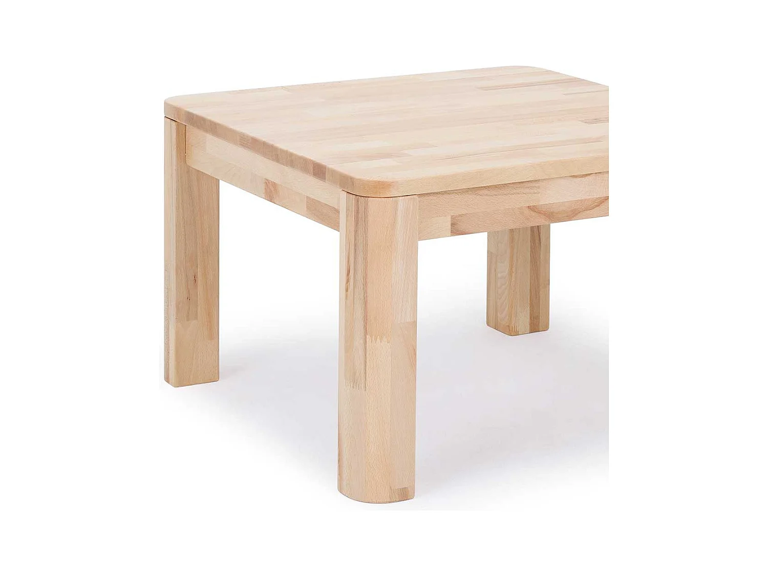 Massivholz Couchtisch aus Kernbuche geölt 45 cm hoch