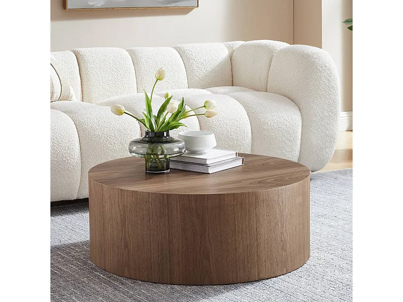 Couchtisch Sofatisch in Walnussfarben echtholzfurniert