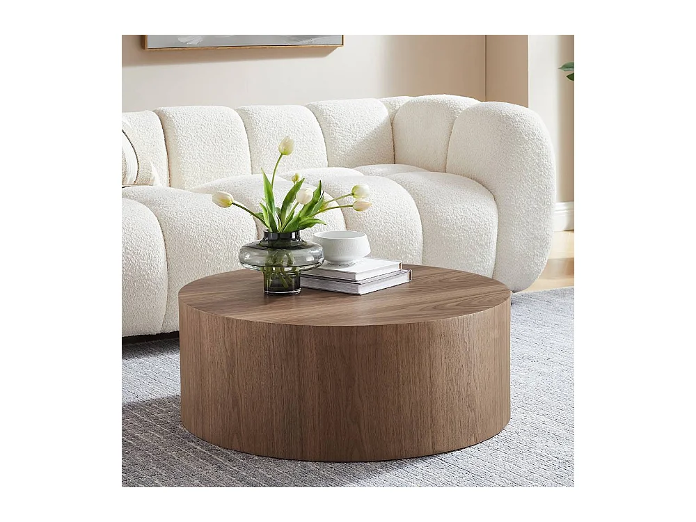 Couchtisch Sofatisch in Walnussfarben echtholzfurniert