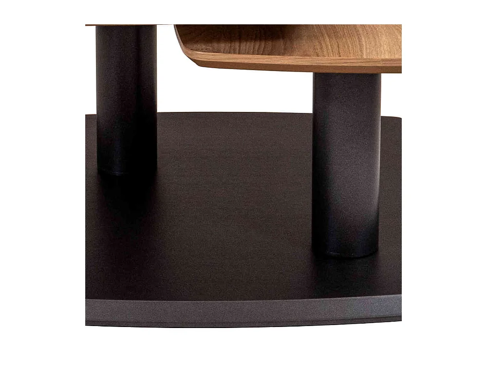 Couchtisch verstellbar in Wildeichefarben Anthrazit