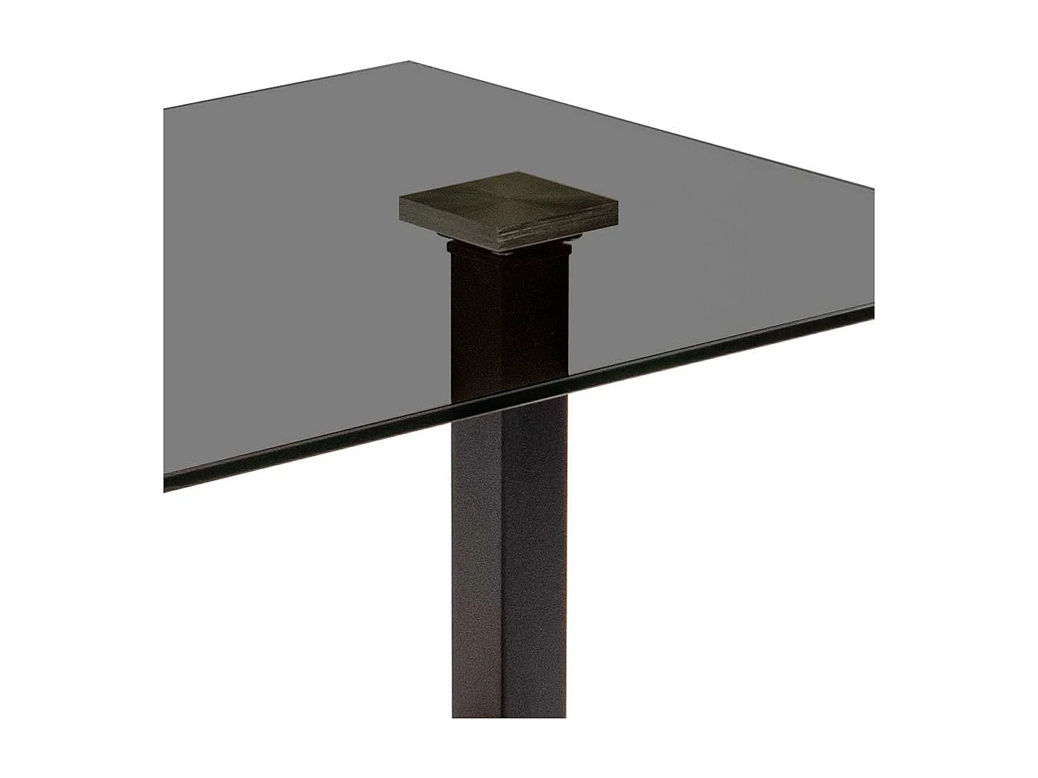 Wohnzimmer Tisch mit Glasplatte höhenverstellbar