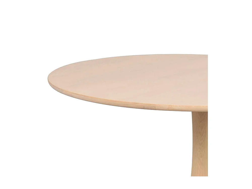 Couchtisch Salontisch in runder Form mit Tellerfußgestell