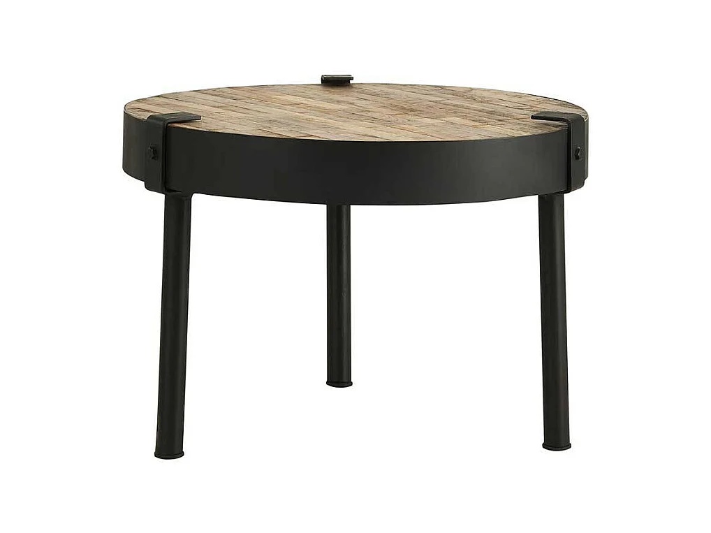 Factory Style Couchtisch mit Dreifußgestell runder Tischplatte