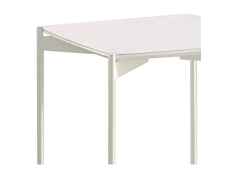 Wohnzimmertisch in Weiß 55 cm breit