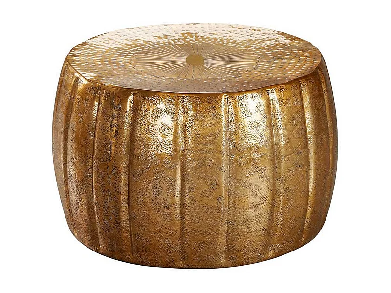 Design Couchtisch in Goldfarben lackiert 60 cm breit