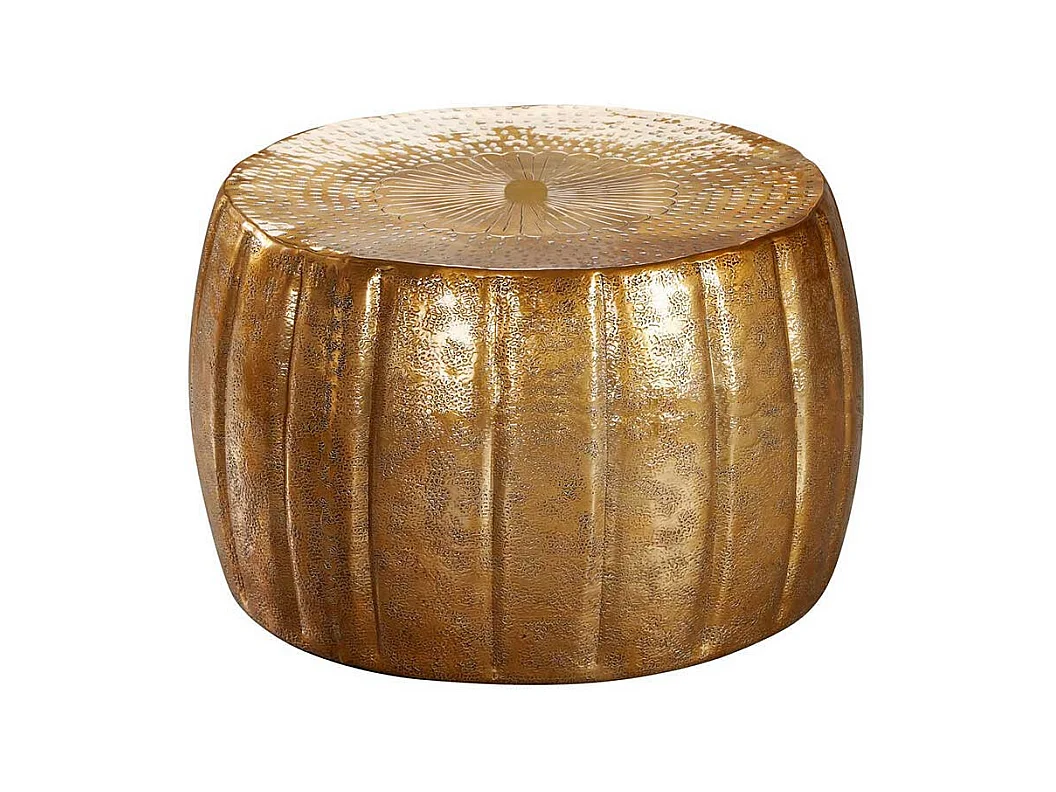 Design Couchtisch in Goldfarben lackiert 60 cm breit