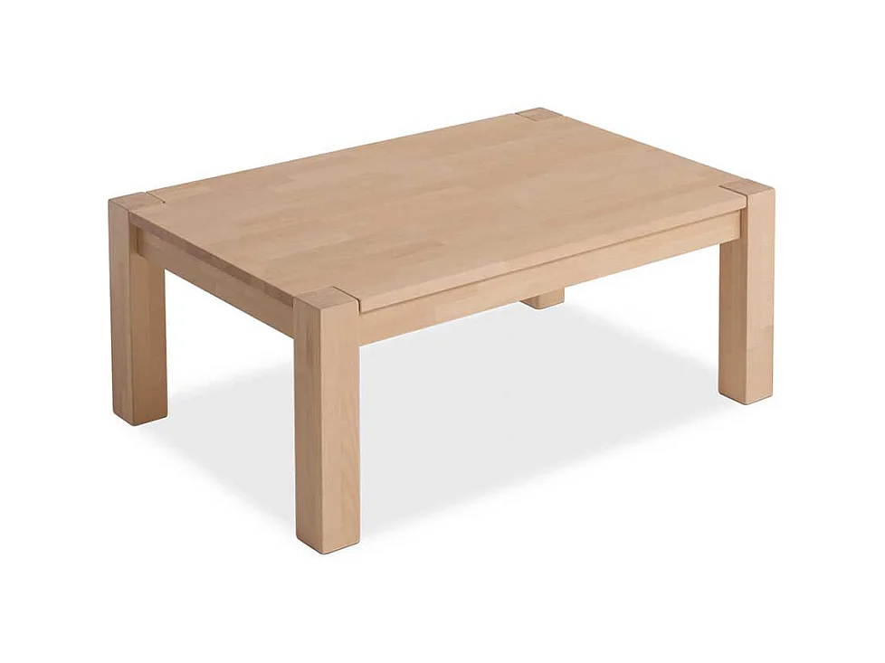 Wohnzimmer Tisch aus Buche Massivholz 45 cm hoch