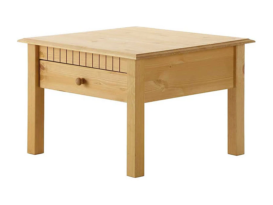 Couchtisch aus Kiefer Massivholz quadratisch