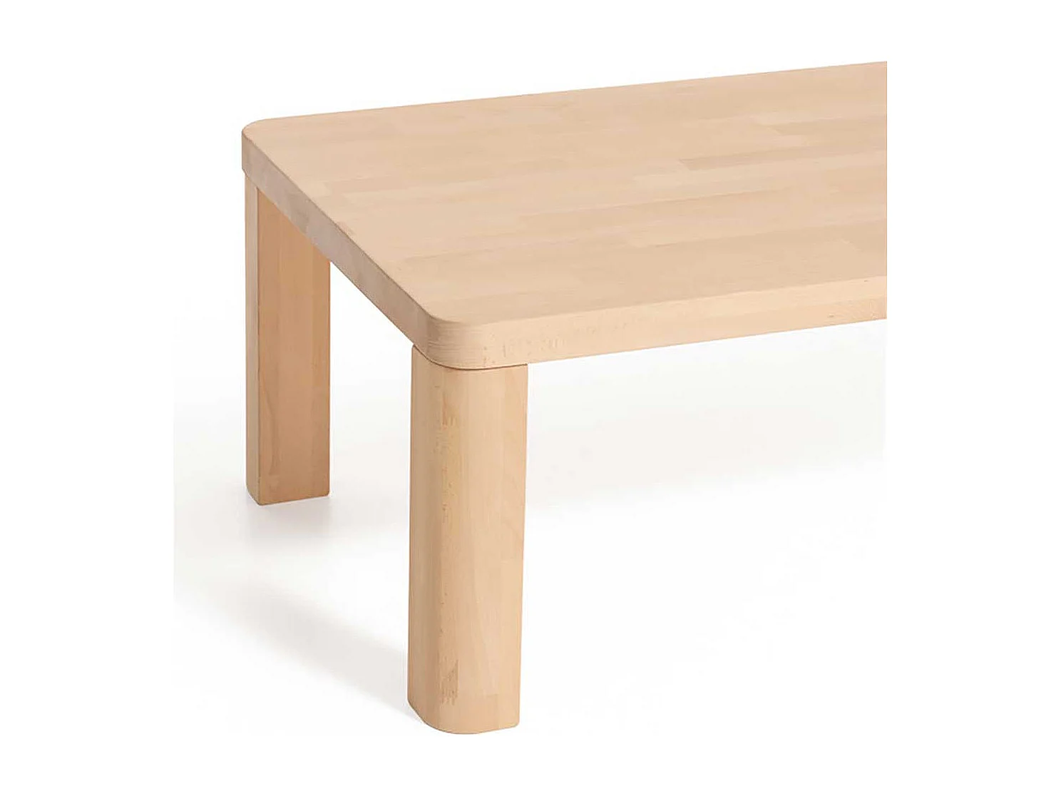 Wohnzimmer Holztisch aus Buche Massivholz geölt