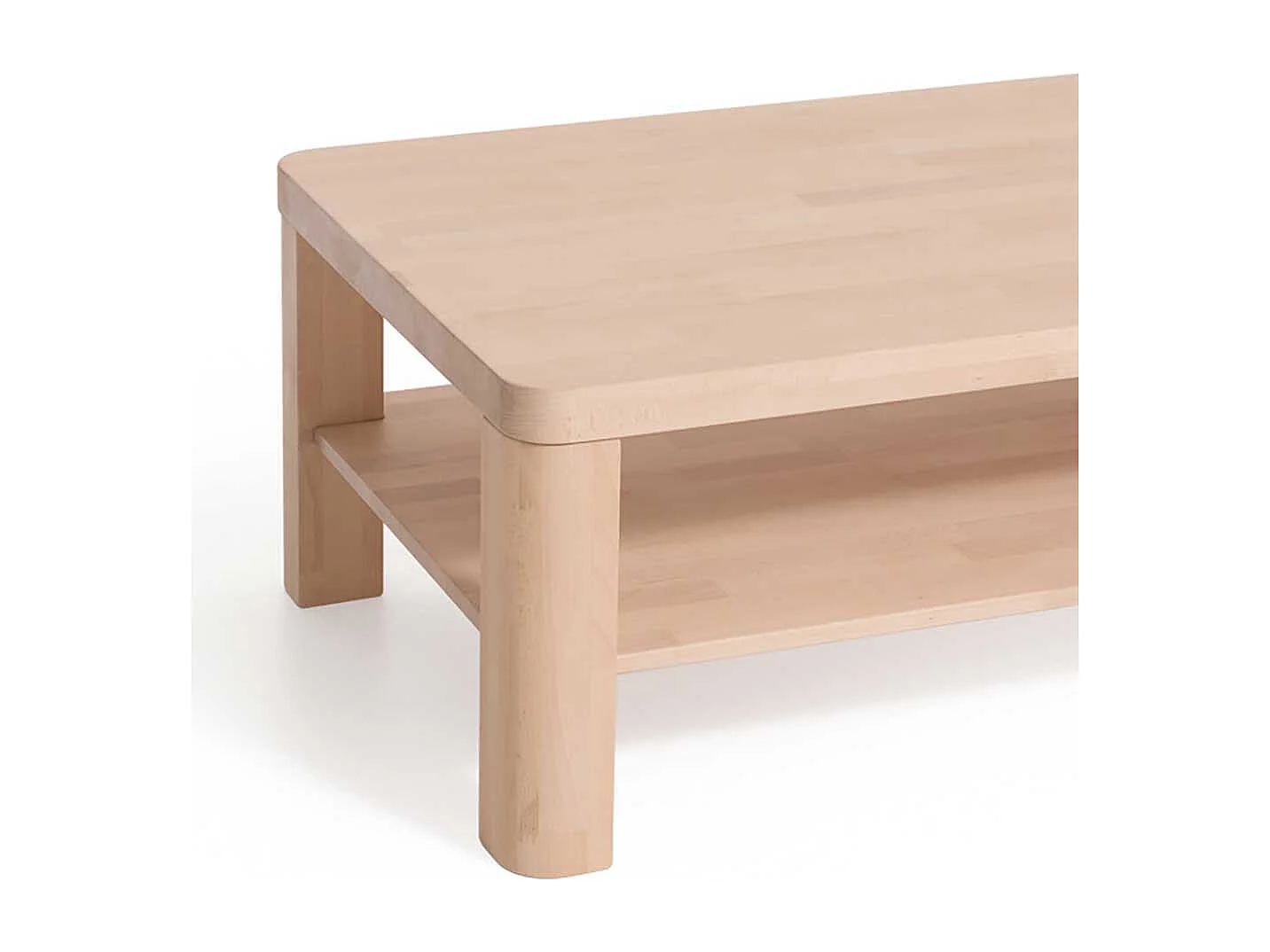 Holztisch für Sofa Buche Massivholz