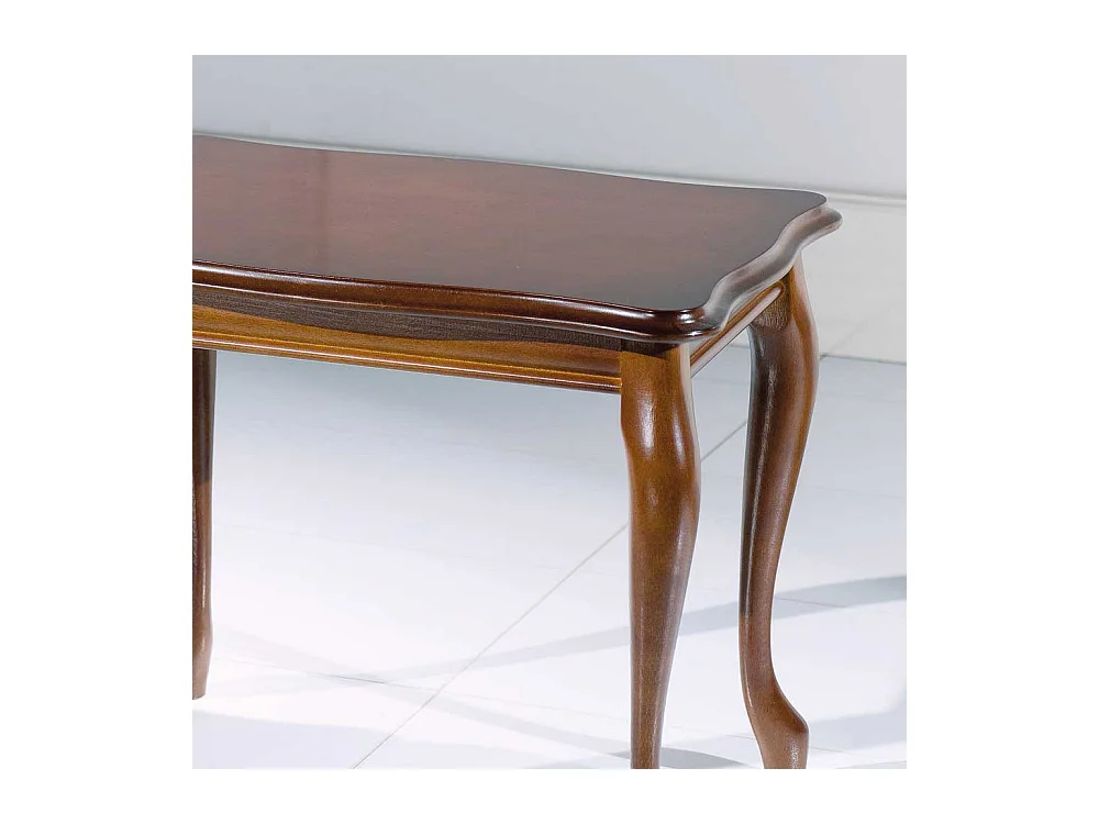 Wohnzimmer Couchtisch in Nussbaumfarben 60 cm