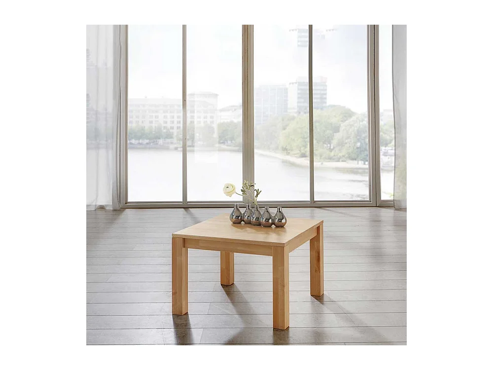 Massivholz Couchtisch aus Kernbuche geölt 45 cm hoch