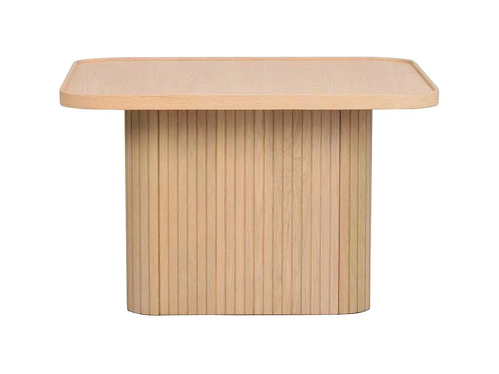 Wohnzimmer Tisch mit quadratischer Tischplatte Siebziger Jahre Look