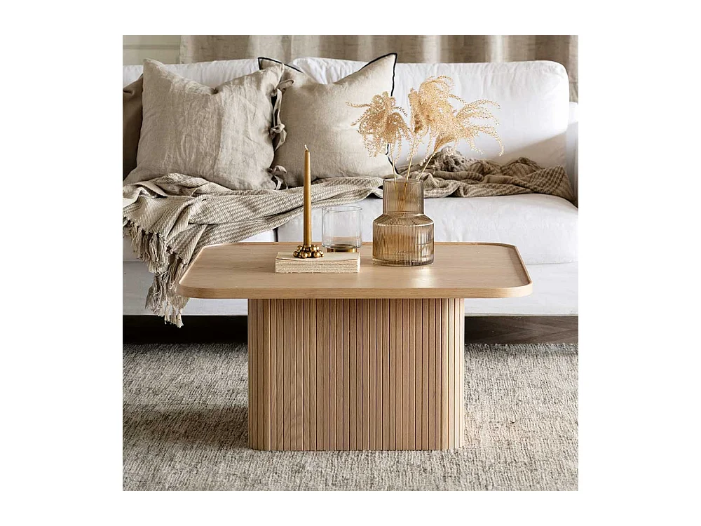 Wohnzimmer Tisch mit quadratischer Tischplatte Siebziger Jahre Look
