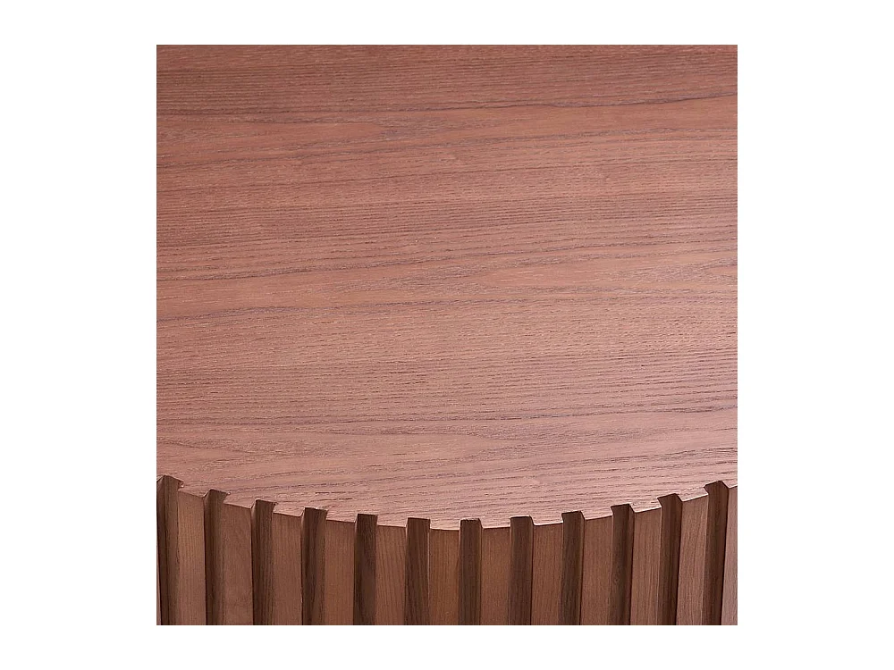 Couchtisch Wohnzimmertisch in Walnussfarben 80 cm breit